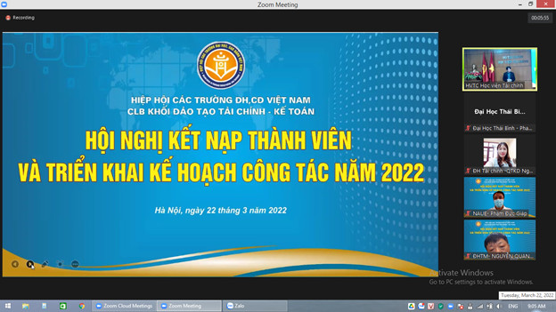 Trường Đại học Thái Bình trở thành thành viên CLB Khối đào tạo Tài chính - Kế toán