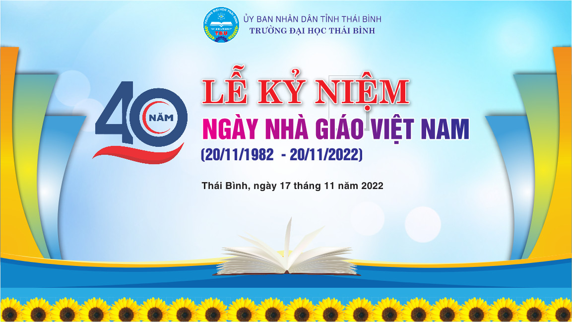 Đại học Thái Bình long trọng tổ chức Lễ Kỷ niệm 40 năm Ngày Nhà giáo Việt Nam 20/11